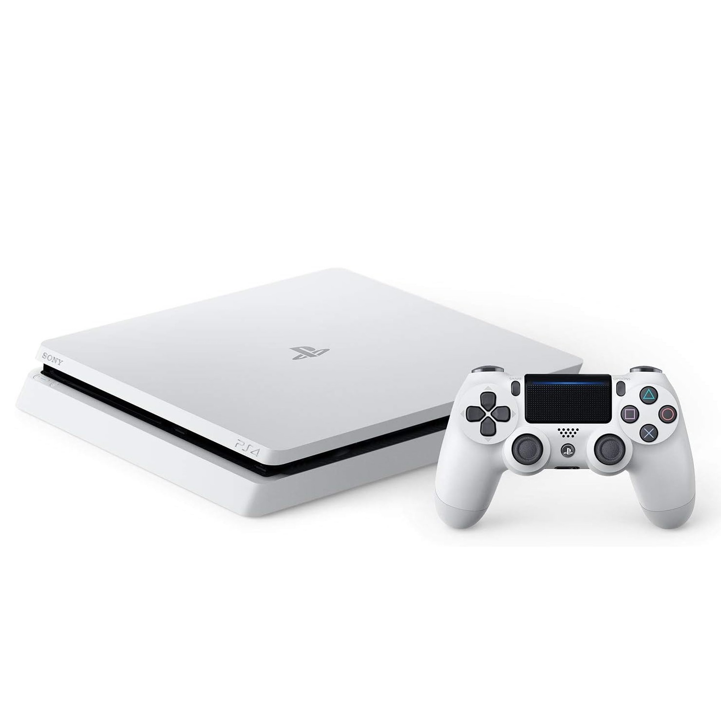 Pre-owned Sony PlayStation 4 Slim 500GB White With Controller